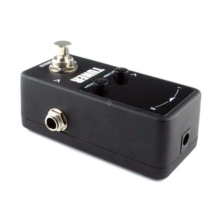 KOKKO FTN2 Guitar Mini Monoblock Effects Pedal Tuner, High Sensitivity Dual Mode Display Screen(Black)