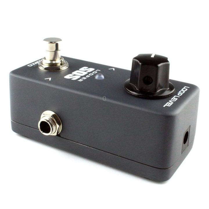 KOKKO FLP2 Mini SOS Looper Guitar Loop Recording Monoblock Effects Pedal(Black)