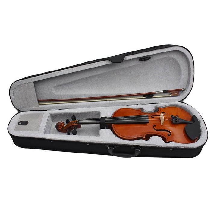 4/4 Full Size Acoustic Violin Handmade Solid Wood Violin