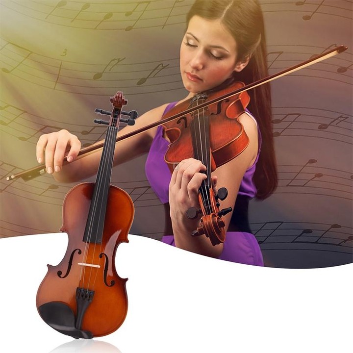 4/4 Full Size Acoustic Violin Handmade Solid Wood Violin