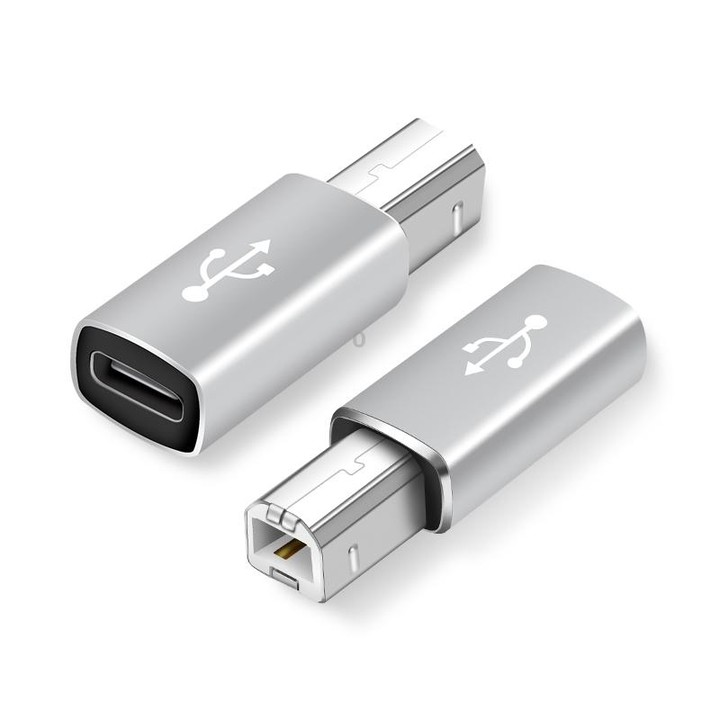 Type-C Female to MIDI Male Universal Adapter for Electronic Musical Instruments(Silver)