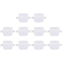 10 PCS Charging Port Connector for iPad mini / mini 2 / mini 3(White)