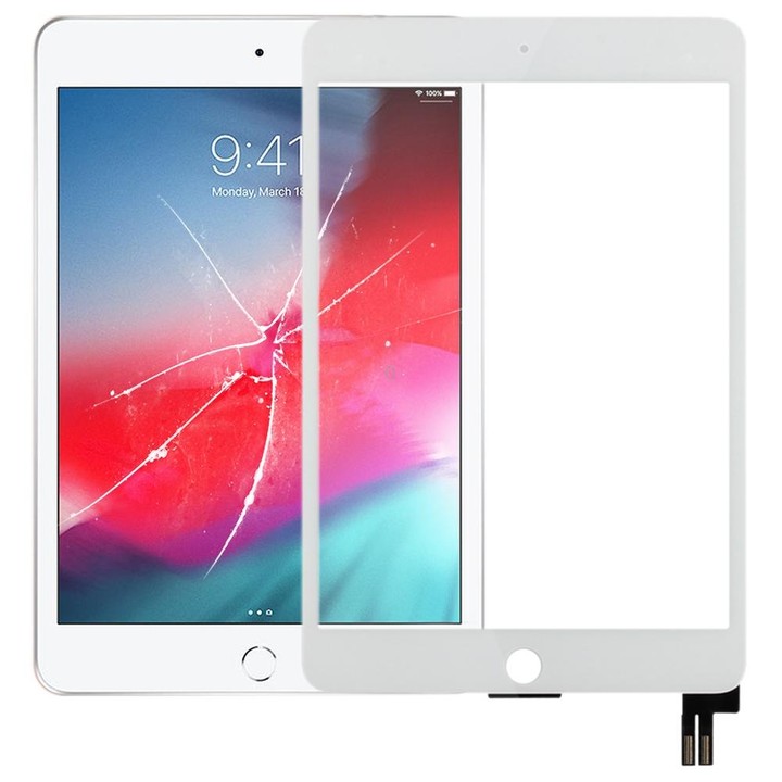 Touch Panel for iPad Mini 5 (2019) / A2124 / A2126 / A2133 (White)