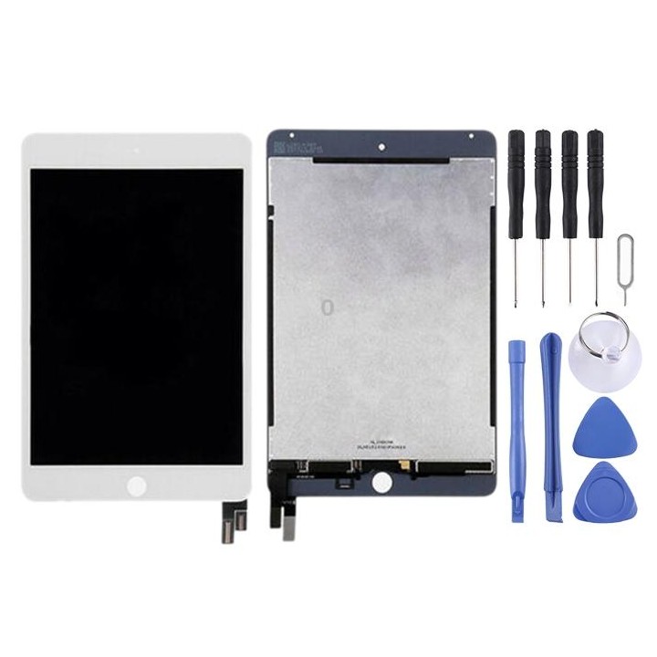 OEM LCD Screen for iPad Mini 5 (2019) / A2124 / A2126 / A2133 with Digitizer Full Assembly (White)