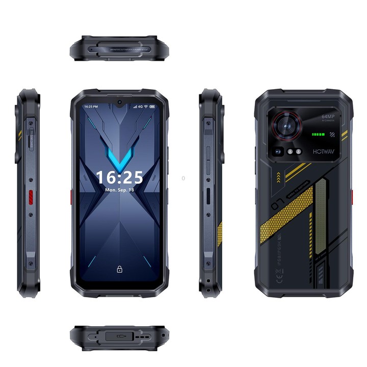 [HK Warehouse] HOTWAV Hyper 7 Rugged Phone, 8GB+256GB, 10800mAh, 6.6 inch Android 14 MediaTek Dimensity 7050 5G, Network: 5G, OT