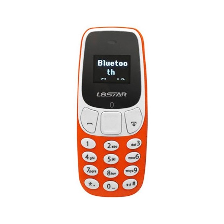 GTStar BM10 Mini Mobile Phone, Hands Free Bluetooth Dialer Headphone, MP3 Music, Dual SIM, Network: 2G(Orange)