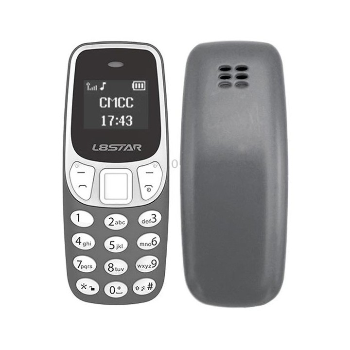 GTStar BM10 Mini Mobile Phone, Hands Free Bluetooth Dialer Headphone, MP3 Music, Dual SIM, Network: 2G (Grey)