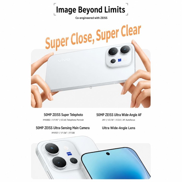 vivo X300 E, 12GB+256GB, 3D Ultrasonic Fingerprint, 6.59 inch OriginOS 6 Android 16 Snapdragon 8 Gen 5 Octa Core, OTG, NFC, Netw