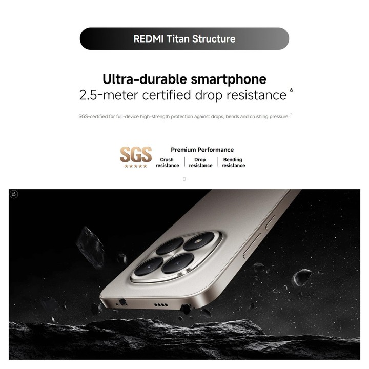 [HK Warehouse] Xiaomi Redmi Note 15 Pro 5G Global, 12GB+256GB, In-screen Fingerprint, 6.83 inch Xiaomi HyperOS 2 MediaTek Dimens