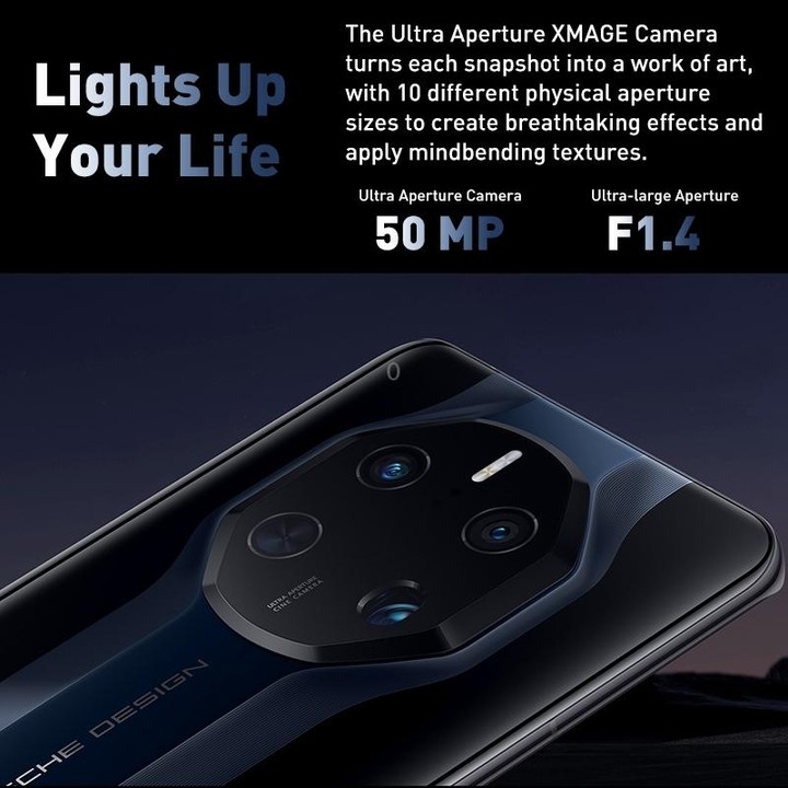 HUAWEI Mate 50 RS 512GB DCO-AL00, 50MP + 60MP Cameras, China Version, Triple Back Cameras + Dual Front Cameras, In-screen Finger