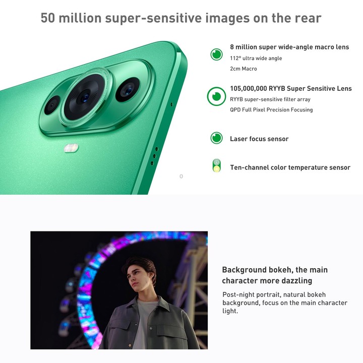 HUAWEI nova 11 FOA-AL00, 60MP Front Camera, 256GB, China Version, Dual Back Cameras, Screen Fingerprint Identification, 6.7 inch