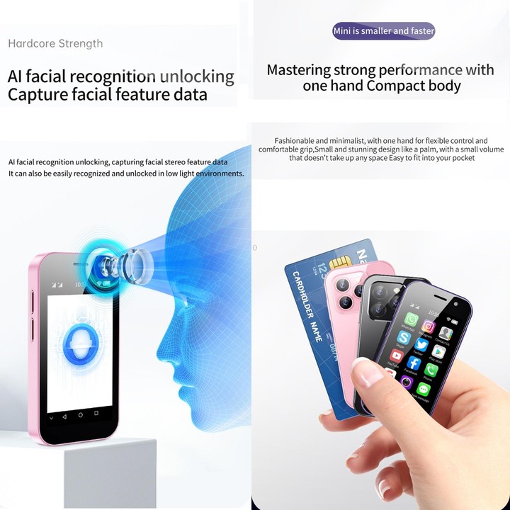 SOYES 14 Pro, 2GB+16GB, Face Recognition, 3.0 inch Android 9.0 MTK6739CW Quad Core up to 1.28GHz, OTG, Network: 4G, Dual SIM, Su