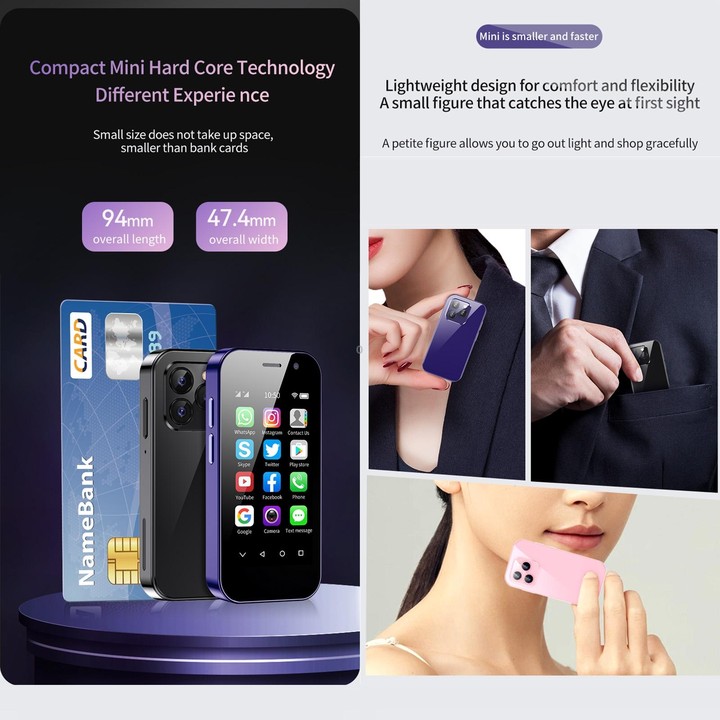 SOYES 14 Pro, 2GB+16GB, Face Recognition, 3.0 inch Android 9.0 MTK6739CW Quad Core up to 1.28GHz, OTG, Network: 4G, Dual SIM, Su