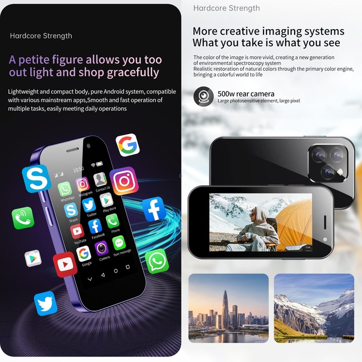 SOYES 14 Pro, 2GB+16GB, Face Recognition, 3.0 inch Android 9.0 MTK6739CW Quad Core up to 1.28GHz, OTG, Network: 4G, Dual SIM, Su