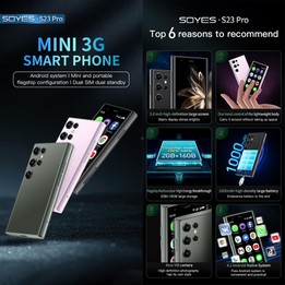 SOYES S23 Pro, 2GB+16GB, 3.0 inch Android 8.1 MTK6580 Quad Core up to 1.3GHz, Bluetooth, WiFi, GPS, Network: 3G, Dual SIM (Black