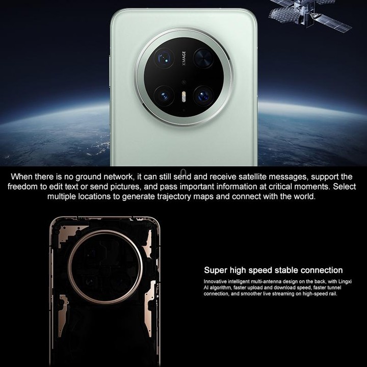 HUAWEI Mate 70 Pro, 12GB+1TB, Harmony AI, 3D Face & Side Fingerprint Identification, 6.9 inch HarmonyOS 4.3, NFC, OTG, Not Suppo