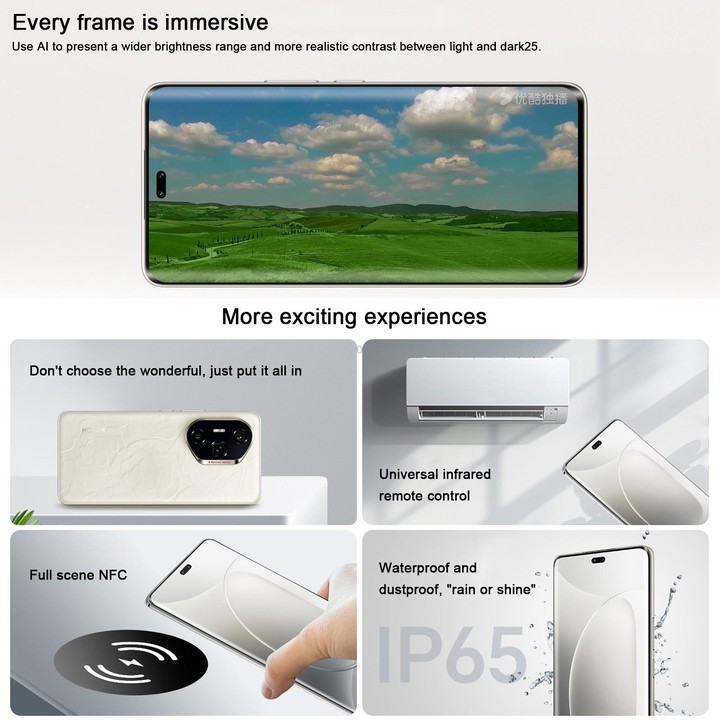 Honor 300 Ultra, 16GB+1TB, Screen Fingerprint, 6.78 inch MagicOS 9.0 / Android 15 Snapdragon 8 Gen 3 Octa Core, Network: 5G, NFC