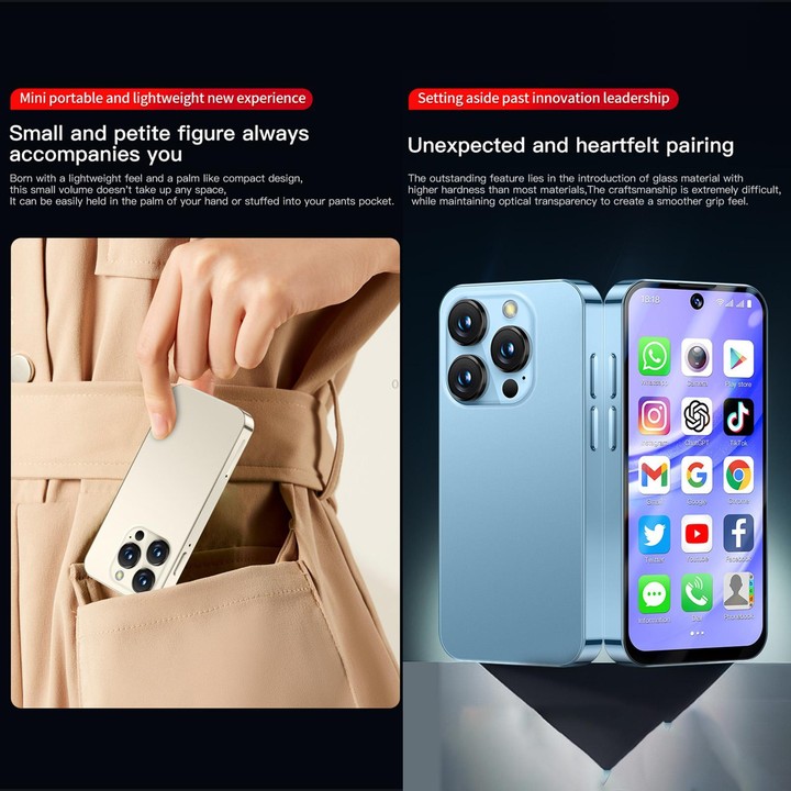 SOYES XS19 Pro, 4GB+64GB, 3.8 inch Android 12.0 MTK6762 Quad Core, Network: 4G, Dual SIM, GPS, OTG, Support Google Play Store (B