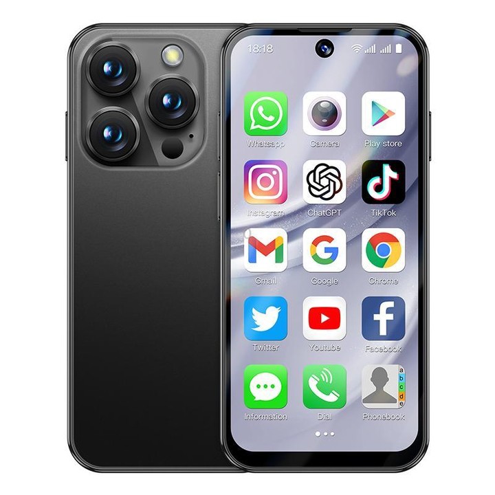 SOYES XS19 Pro, 4GB+64GB, 3.8 inch Android 12.0 MTK6762 Quad Core, Network: 4G, Dual SIM, GPS, OTG, Support Google Play Store (B