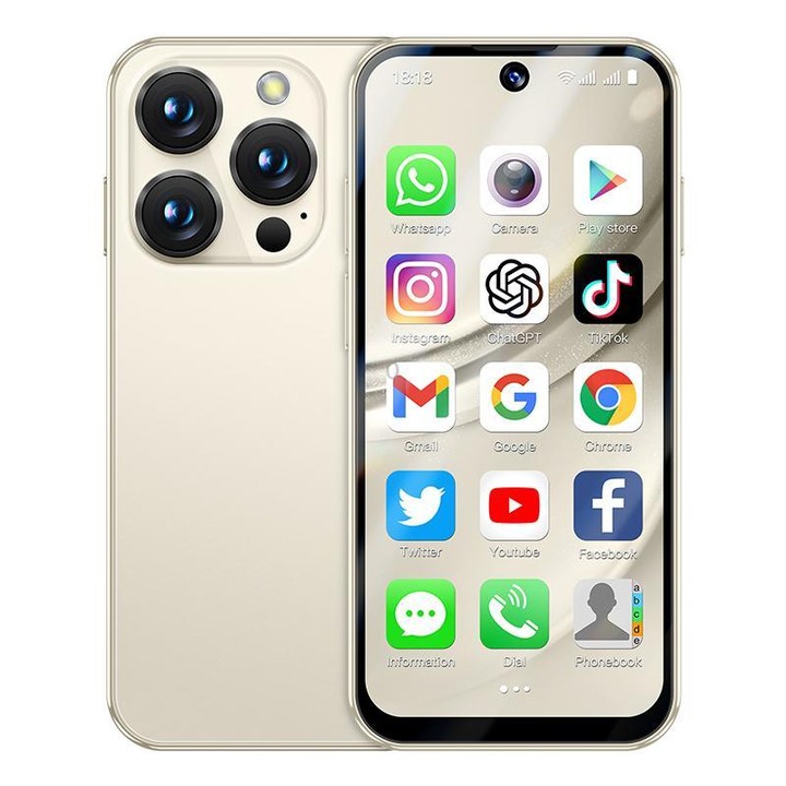 SOYES XS19 Pro, 4GB+64GB, 3.8 inch Android 12.0 MTK6762 Quad Core, Network: 4G, Dual SIM, GPS, OTG, Support Google Play Store (B