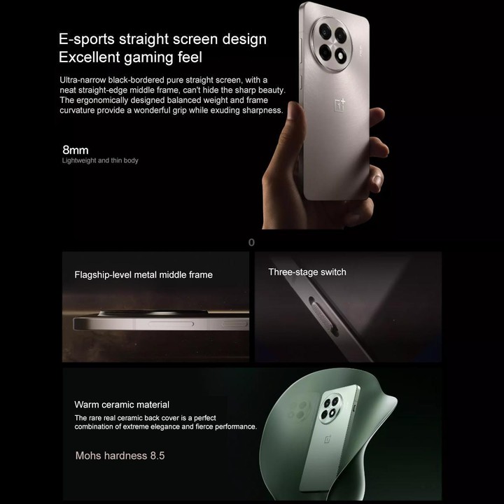 OnePlus Ace 5, 12GB+512GB, 6.78 inch ColorOS 15.0 Snapdragon 8 Gen 3 Octa Core, NFC, Network: 5G (Titanium Color)
