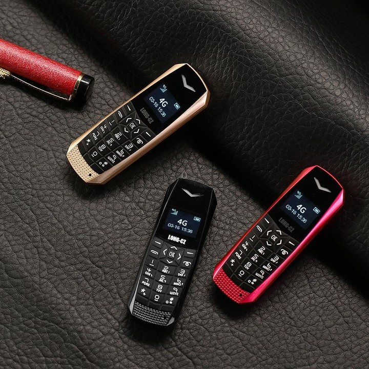 LONG-CZ J60 4G Mini Phone, 1.77 inch Unisoc T107, 21 Keys, Network: 4G, Single SIM (Black)