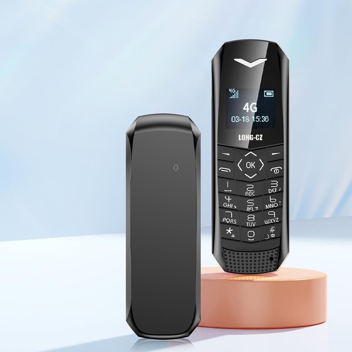 LONG-CZ J60 4G Mini Phone, 1.77 inch Unisoc T107, 21 Keys, Network: 4G, Single SIM (Black)