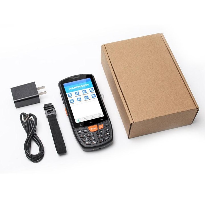 UNIWA HS006 Industrial PDA QR Code Scanner, 2GB+16GB, 4.0 inch Android 11 MediaTek MT6762 Octa Core, NFC, Network: 4G (EU Plug)