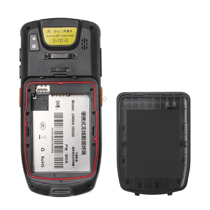 UNIWA HS006 Industrial PDA QR Code Scanner, 2GB+16GB, 4.0 inch Android 11 MediaTek MT6762 Octa Core, NFC, Network: 4G (EU Plug)