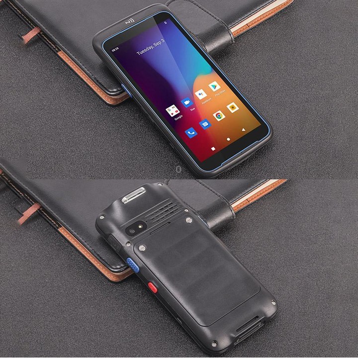 UNIWA V5N Barcode PDA Rugged Phone, 4GB+64GB, 5.5 inch Android 12 MediaTek MT6765 Helio P35 Octa Core, NFC, Network: 4G (EU Plug