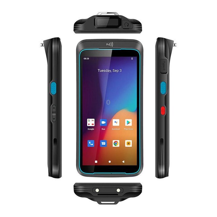 UNIWA V5N Barcode PDA Rugged Phone, 4GB+64GB, 5.5 inch Android 12 MediaTek MT6765 Helio P35 Octa Core, NFC, Network: 4G (US Plug