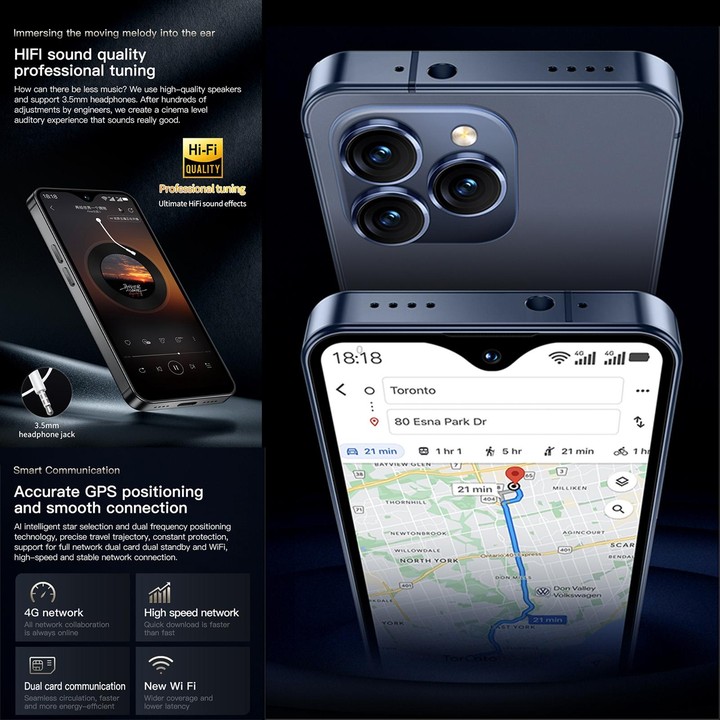 SOYES F9 Max, 4GB+64GB, 4.3 inch Android 12 MTK6762 Octa Core, Network: 4G, OTG, Dual SIM (Champagne Gold)