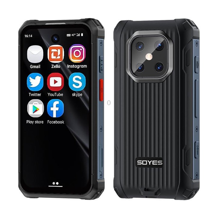 SOYES Maxo Rugged Phone, 6GB+128GB, 3.88 inch Android 12.0 MTK6762 Octa Core, Network: 4G, Dual SIM, OTG, Support Google Play St