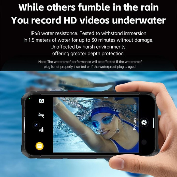 SOYES Maxo Rugged Phone, 6GB+128GB, 3.88 inch Android 12.0 MTK6762 Octa Core, Network: 4G, Dual SIM, OTG, Support Google Play St