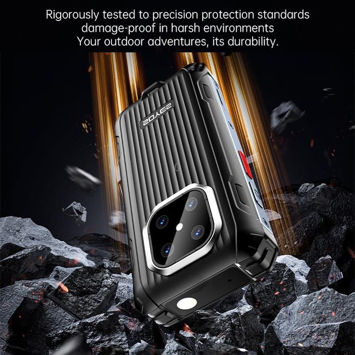 SOYES Maxo Rugged Phone, 6GB+128GB, 3.88 inch Android 12.0 MTK6762 Octa Core, Network: 4G, Dual SIM, OTG, Support Google Play St