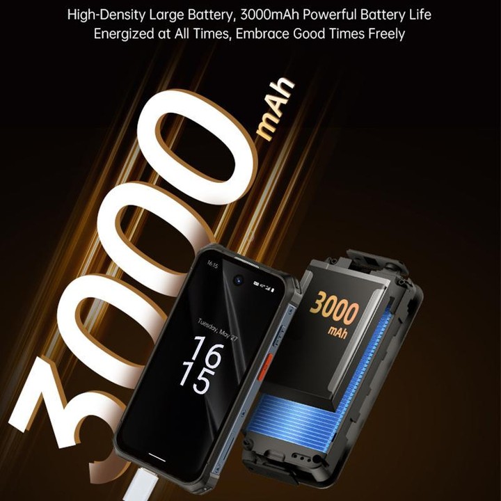 SOYES Maxo Rugged Phone, 6GB+128GB, 3.88 inch Android 12.0 MTK6762 Octa Core, Network: 4G, Dual SIM, OTG, Support Google Play St