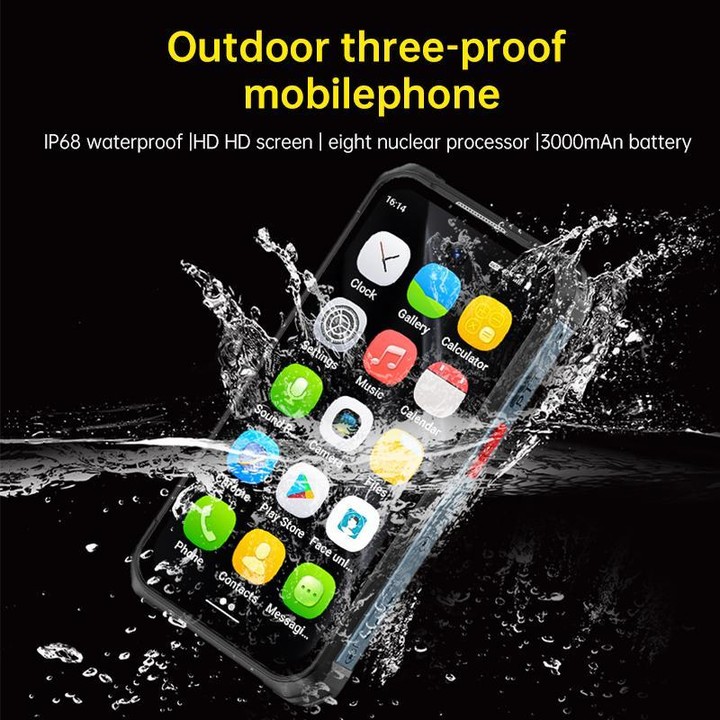 SOYES Maxo Rugged Phone, 6GB+128GB, 3.88 inch Android 12.0 MTK6762 Octa Core, Network: 4G, Dual SIM, OTG, Support Google Play St