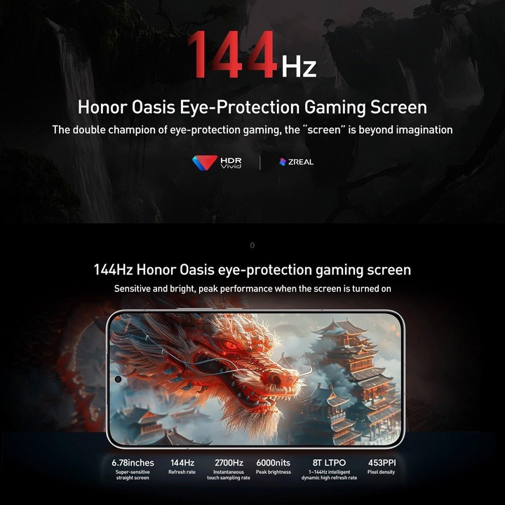 Honor GT Pro, 12GB+512GB, Ultrasonic Fingerprint, 6.78 inch MagicOS 9.0 / Android 15 Snapdragon 8 Elite Octa Core, Network: 5G,