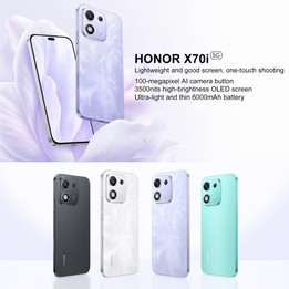 Honor X70i, 12GB+512GB, In-screen Fingerprint, 6.7 inch MagicOS 9.0 Android 15.0 Dimensity 7025 Ultra Octa Core, Network: 5G, OT