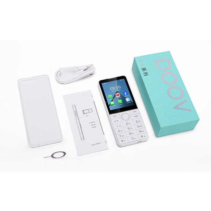 DOOV R17 / F22 Keypad Phone, 3GB+32GB, 2.8 inch Android 13 Mediatek MT6762 Octa Core, Network: 4G (Black)