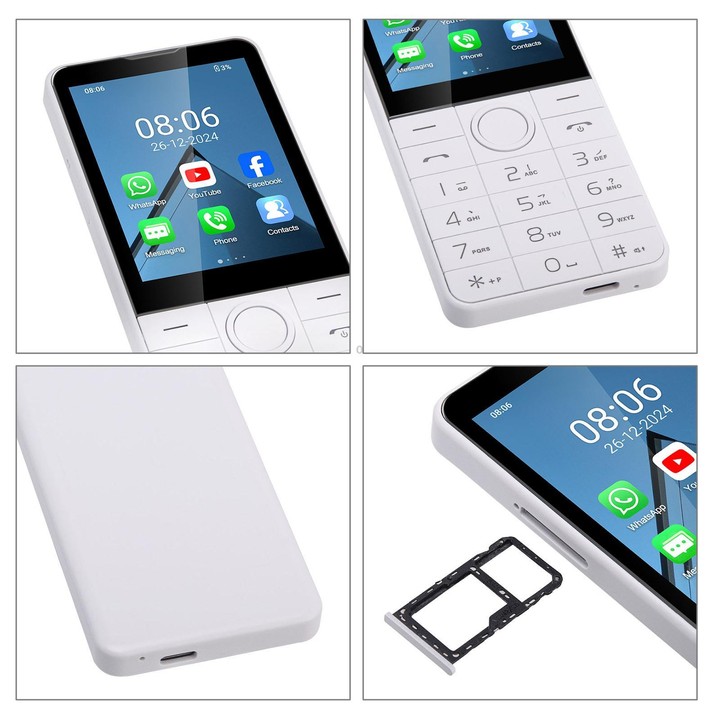 DOOV R17 / F22 Keypad Phone, 3GB+32GB, 2.8 inch Android 13 Mediatek MT6762 Octa Core, Network: 4G (Black)