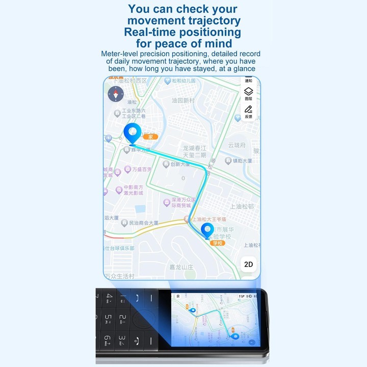 DOOV R17 / F22 Keypad Phone, 3GB+32GB, 2.8 inch Android 13 Mediatek MT6762 Octa Core, Network: 4G (Black)