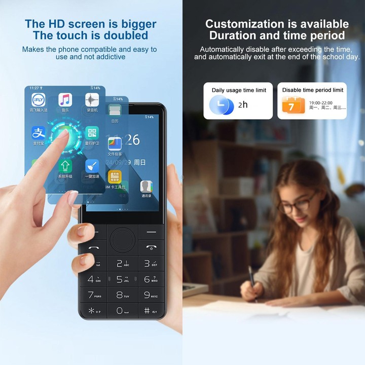 DOOV R17 / F22 Keypad Phone, 3GB+32GB, 2.8 inch Android 13 Mediatek MT6762 Octa Core, Network: 4G (White)