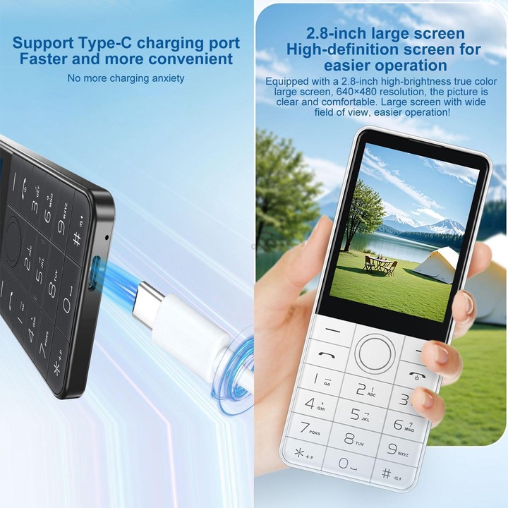 DOOV Z17 Pro Keypad Phone, 3GB+32GB, 2.8 inch Android 13 Mediatek MT6762 Octa Core, Network: 4G (Black)