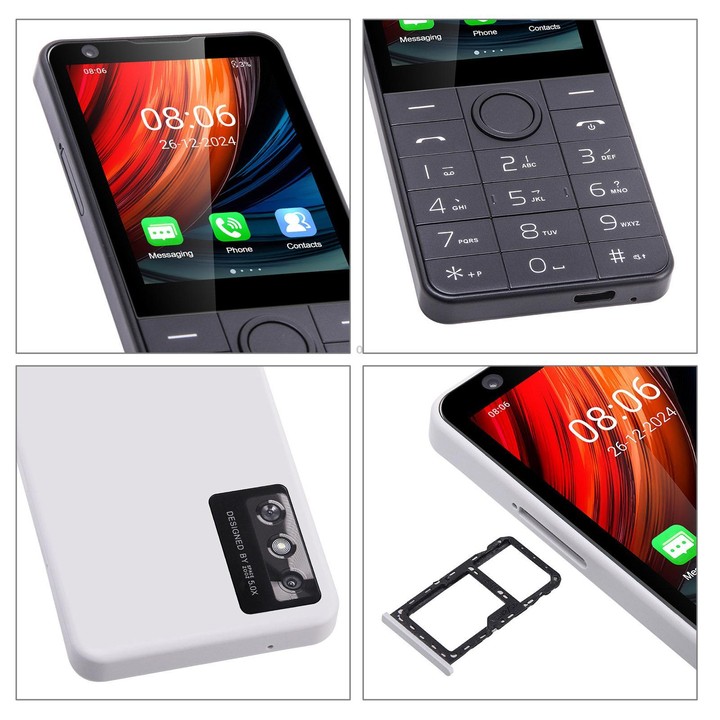 DOOV Z17 Pro Keypad Phone, 3GB+32GB, 2.8 inch Android 13 Mediatek MT6762 Octa Core, Network: 4G (Black)