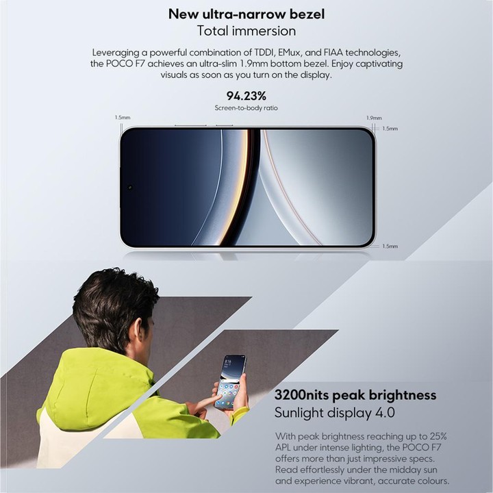 [HK Warehouse] Xiaomi POCO F7 Global, 12GB+512GB, In-screen Fingerprint, 6.83 inch Xiaomi HyperOS 2 Snapdragon 8s Gen 4 Octa Cor