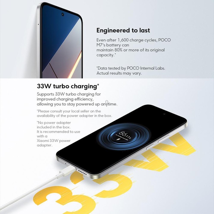 [HK Warehouse] Xiaomi POCO M7 Global, 6GB+128GB, Side Fingerprint, 6.9 inch Xiaomi HyperOS 2 Snapdragon 685 4G Octa Core, NFC, N