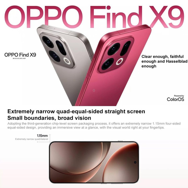 OPPO Find X9 AI Phone, 12GB+256GB, Screen Fingerprint, 6.59 inch ColorOS 16.0 Dimensity 9500 Octa Core, NFC, OTG, Network: 5G (B