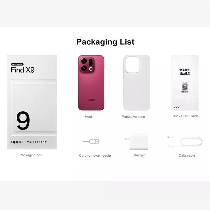 OPPO Find X9 AI Phone, 16GB+256GB, Screen Fingerprint, 6.59 inch ColorOS 16.0 Dimensity 9500 Octa Core, NFC, OTG, Network: 5G (R