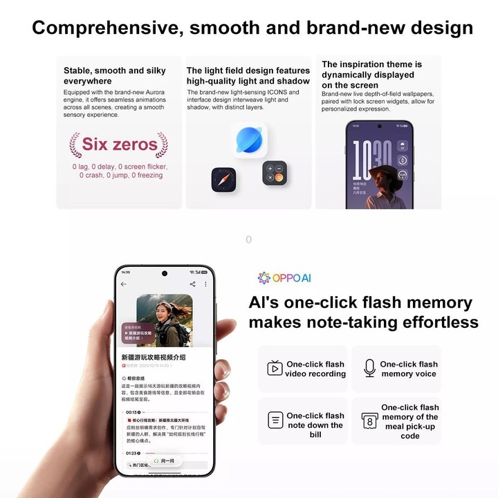 OPPO Find X9 AI Phone, 16GB+256GB, Screen Fingerprint, 6.59 inch ColorOS 16.0 Dimensity 9500 Octa Core, NFC, OTG, Network: 5G (W